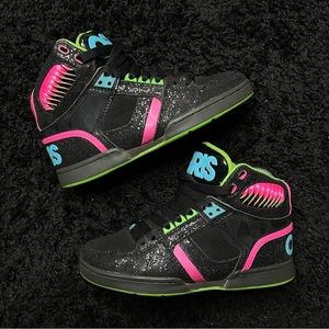 Osiris: NYC 83 SV Skateboarding Shoes | Suede with Glitter Detail | Sz 6.5